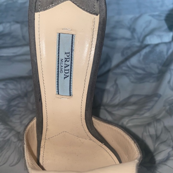 🔥🔥Prada Suede Chunky Heel Platform Sandals - Picture 6 of 9